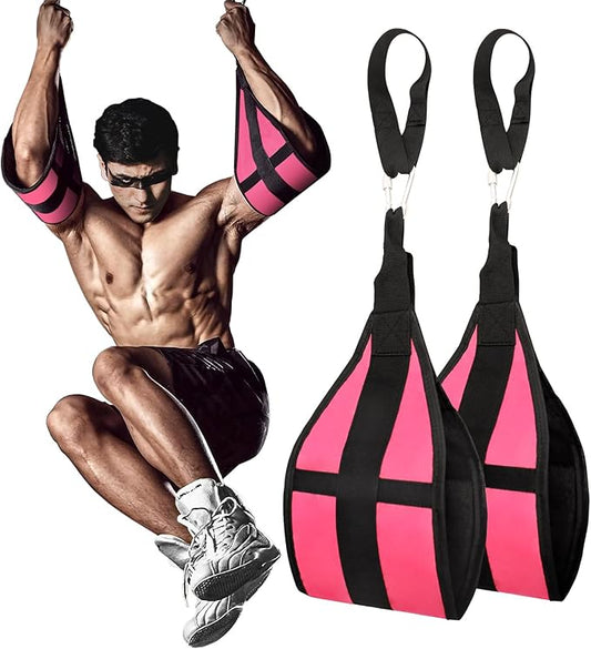 Hanging Ab Straps for Pull Up Bar: Gym Ab Sling Straps for Arm Pull up Workout Support for Training Knee and Leg Raises