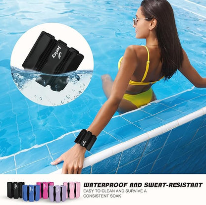 Wrist Ankle Weights for Women Men, Leg Arm Wrist Weights Bangles 1lb*2 1.5lb*2 2lb*2Wearable Weights Pilates Weighted Bracelet for Strength Training Walking Swimming Exercises Yoga Physical Therapy