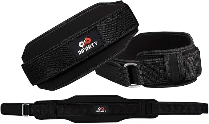 Neoprene Weight Lifting Belts Double Back Support Gym Workout Training Fitness