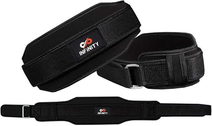 Neoprene Weight Lifting Belts Double Back Support Gym Workout Training Fitness