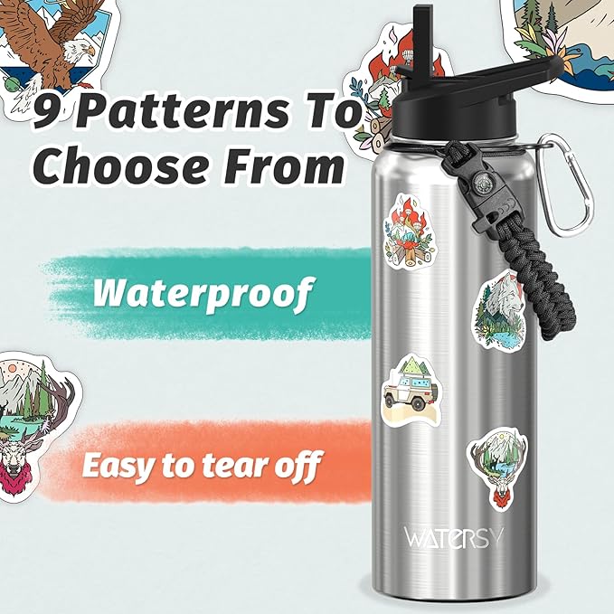 40oz Insulated Water Bottle (Cold for 48 Hrs),BPA Free&Leak Proof,Stainless Steel Water Flask,Water Jug with Straw Spout Lids for Gym,Hiking,Travel,Stainless