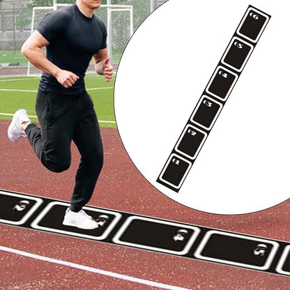 Speed Agility Training Ladder Portable Footwork Training Mat for Soccer Volleyball Sports Workout Outdoor Footwork Practice for All Ages to Improve Speed Strength