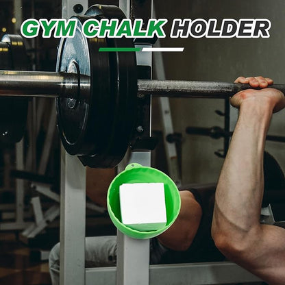Gym Chalk Bowl Magnetic Weightlifting Chalk Holder Workout Bucket Chalks Blocks for Weightlifting Multi Position Storage Bowl Container Accessory, Curved Magnetic Nuts and Bolts Tray