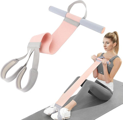Full Body Resistance Band Set with Handles Yoga Pedal Resistance Band Anti-Broken Elastic Sit Up Pull Rope for Strength Training Stretch Bands Workout Equipment