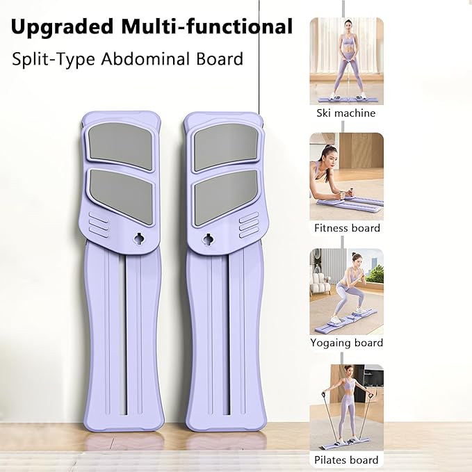 Portable Home Fitness Equipment Multifunctional Ab Core Training Kit Pilates for Women Men Home Gym Workout
