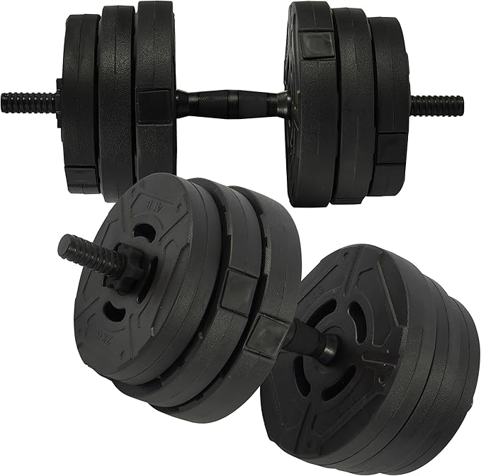 Fitvids Adjustable Dumbbell Set, 40/60LBS Free Weight Set, Multi-Functional Portable Changeable Dumbbell Barbell Kettlebell Set for Home, Multiple Style