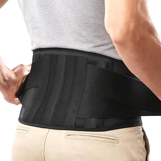 Back Brace for Lower Back Pain & Sciatica Relief, Lumbar Support Belt with 5 Reinforced Stays for Herniated Disc, Scoliosis, Arthritis, Work Heavy Lifting for Women & Men (45-50.9“ X-Large)
