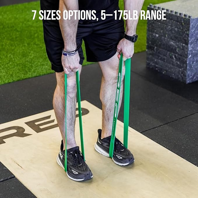 REP Fitness Short Resistance Bands for Strength and Conditioning. Multiple Resistance Levels Available from 5-230lbs. Sold as a Pair. 12" Length.