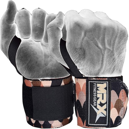 MRX Weight Lifting Wrist Wraps for Wrist Support Lifting Straps Gym Bodybuilding Training Workout for Men and Women