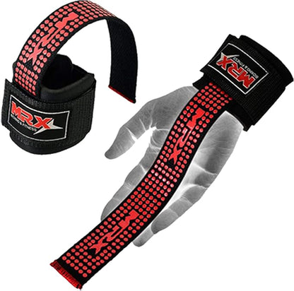 MRX Lifting Strap for Weightlifting Deadlift Straps for Powerlifting with Wrist Wrap Support for Strength Training Bodybuilding Wrist Straps for Weight Lifting|