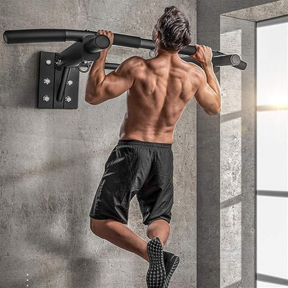 Wall-Mounted Pull-Up Bar, Home Fitness Resistance Band Fitness Equipment, Gym Strength Fitness Equipment, Load-Bearing 300Kg (Style2)