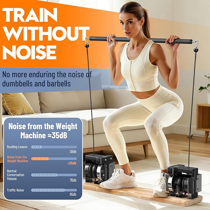 RevFit Home Gym Equipment – All-in-One Portable Workout Machine for Full-Body Strength Training, Compact Home Fitness System