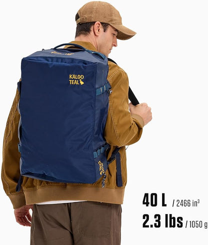 Utility Duffle Bag 40L, Convertible Backpack for Travel, Gym & Commute, Water Repellent
