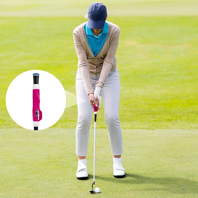 Golf Club Grip Trainer, Right Hand Lightweight Swing Trainer Golf Training Aid with Anti-Slip Wrist Support Accessories for Correct Hand Position & Grasp