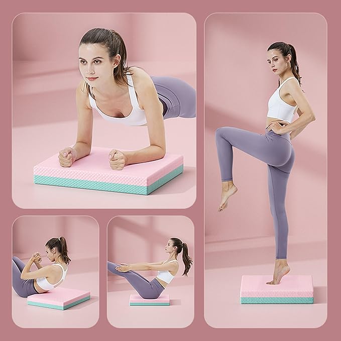 Foam Exercise Balances Pad Trainer NonSlip Fitness Board Kneeling Pad Pilate Foam Plate for Balances Training Enduring