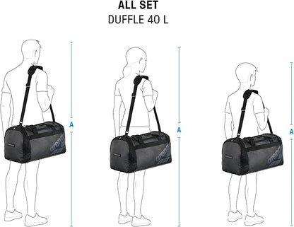 ARENA Unisex Arena All Set Duffle Bag Cabin Size Compact Team Luggage Travel Tote 40 Liters