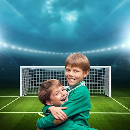 Soccer Football Championship Backdrop Sports Ball Goals Penalty Kick Concept Photography Background Gate Soccer Ball On Stadium Illustration Backdrops Sports Theme Party Decorations Vinyl 20x10ft