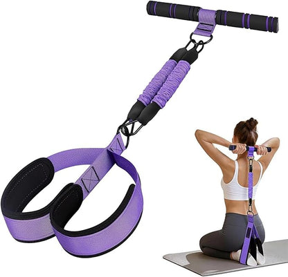 Multifunctional Pedal Resistance Band - Durable Elastic Material, Adjustable Leg Tensioner, Portable Workout Equipment, Strength Training Tool, Full Body Exercise | Home Gym Fitness Routine, Yoga Stre