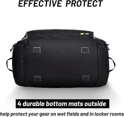 MIER Large Gym Bag for Men Sports Duffle Bag with Shoe Compartment 60L Lightweight Duffel Bags for Workout Fitness Travel, Blue