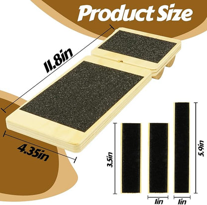 Ankle Foot Balance Board Trainer - Enhancer for Ankle Sprain Recovery Training, Balance and Stability Trainer for Daily Exercise, Wobble Board for Physical Therapy, Balance Training with Storage Bag