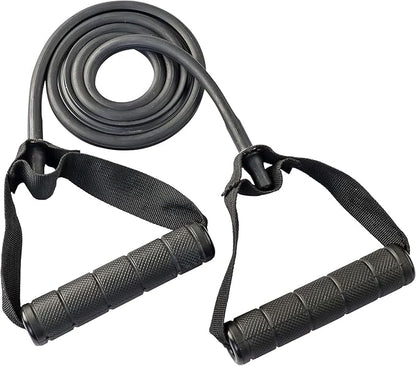 Body-Solid Tools Medium Resistance Tube Bands - Exercise Tubes for Workouts, Beachbody Fitness, Home Gym - Durable Resistance Tubing with Comfort Grip Handles