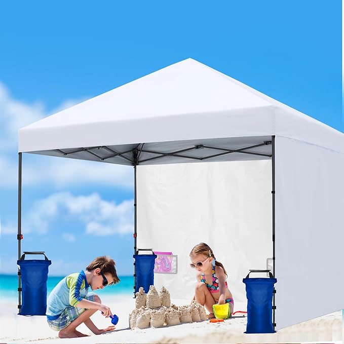 SANWAY 120 LBS (Unfilled) Sand Bags for Canopy Weights, Windproof-Portable and Durable to Secure Tents, Canopies, and Umbrellas-Blue