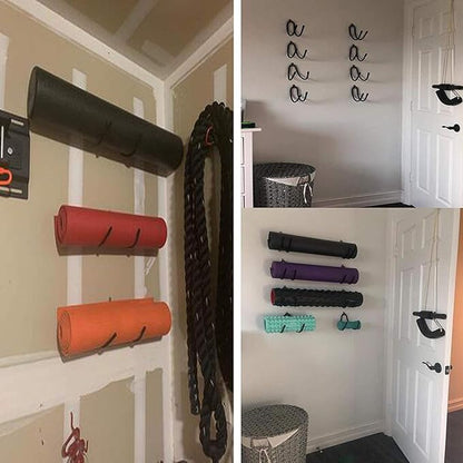 Chin up Bar Storage Pull up Bar Rack Exercise Strength Fitness Bar Holder Workout Equipment Shelf - Solid Quality Wall Mountable for Your Fitness Class or Home Gym, Metal, Adjustable Size, Up to 20Lbs