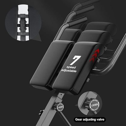 hatleues Roman Chair, Foldable Hyperextension Roman Chairs, Abdominal Exercise, Back Extension Bench, Sit Up Bench for Glute & Ab Workouts,Home Gym Full Body Extension Machine for Men Women
