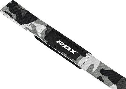 RDX Lifting Straps for Weightlifting –100% Cotton Heavy Duty Gym Wrist Strap with 5MM Neoprene Padding, 60CM Anti-Slip Hand Grip Wraps for Deadlifts Powerlifting Workouts Strength Training, Men Women