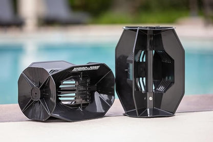 Hydro Tone Functional Aquatic Dumbbells for Pool Exercise Enhance Strength and Resistance Versatile 3D Design Durable Hi-impact Polypropylene Made in the USA Pair