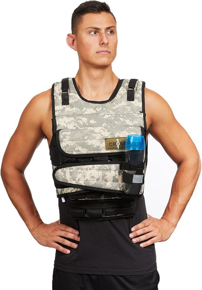 20LBS - 140LBS Adjustable Weighted Vest With Shoulder Pads Option for Men and Women