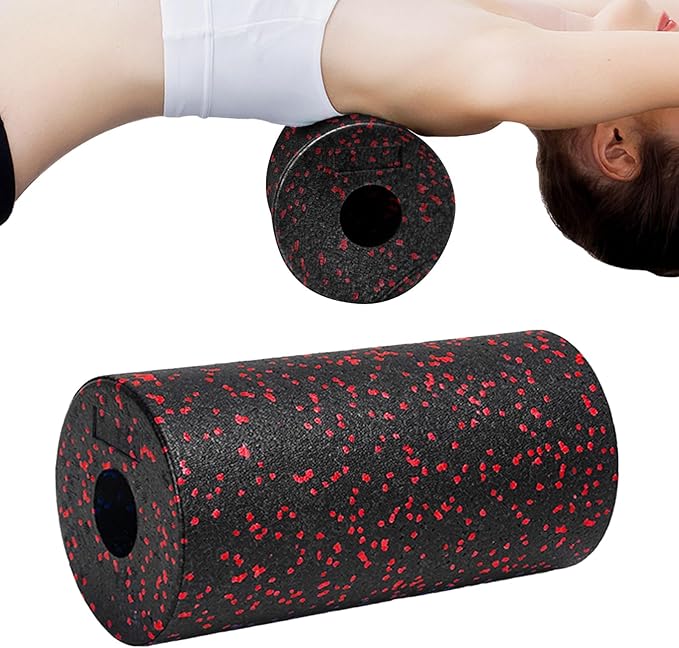 Deep Tissue Foam Roller 30x15cm, Exercise Massage for Muscle Recovery, Fitness, Yoga, Home Gym, Travel
