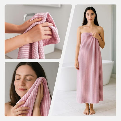 Microfiber Bath Towel 35x70 Inches- Ultra Soft Quick Dry, Lightweight for Gym, Spa, Travel | Hotel Grade & Multi-Use| Single Pack