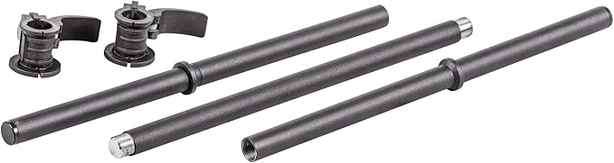 The Step Fitness Adjustable Dumbbell Set or Barbell Weight Set, 35-60 lbs, with Collars, and Weights