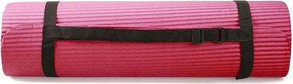 BalanceFrom 7-Piece Yoga Set with 71x24x0.5 Inches Extra Thick Mat and Carrying Sling – Includes 2 Blocks, Stretch Strap, 2 Towels, and Knee Pad for Home, Studio, and Gym Workouts
