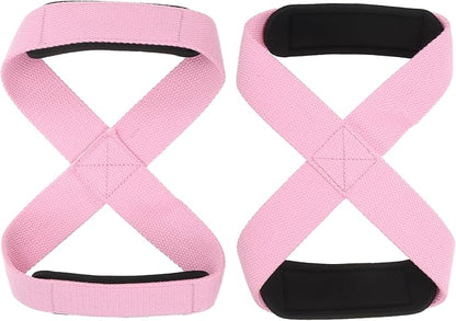 PATIKIL Figure Lifting Strap, Weightlifting Wrist Wraps Dead Lift Padded Grips for Fitness Power Strength Training