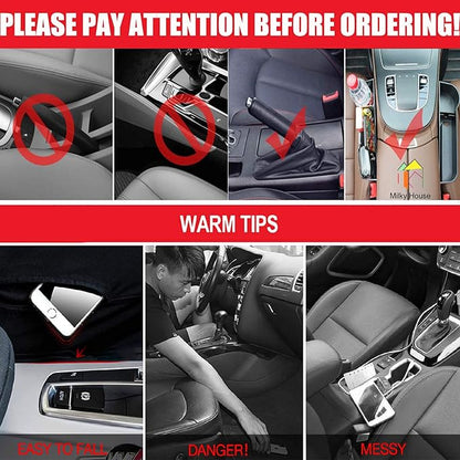 Balance Board, Foam Pad Yoga Mat, Balancing Exercises Mat and 2 Set Car Seat Gap Organizer, Car Gap Filler Storage Boxes for Front Seat Console Side