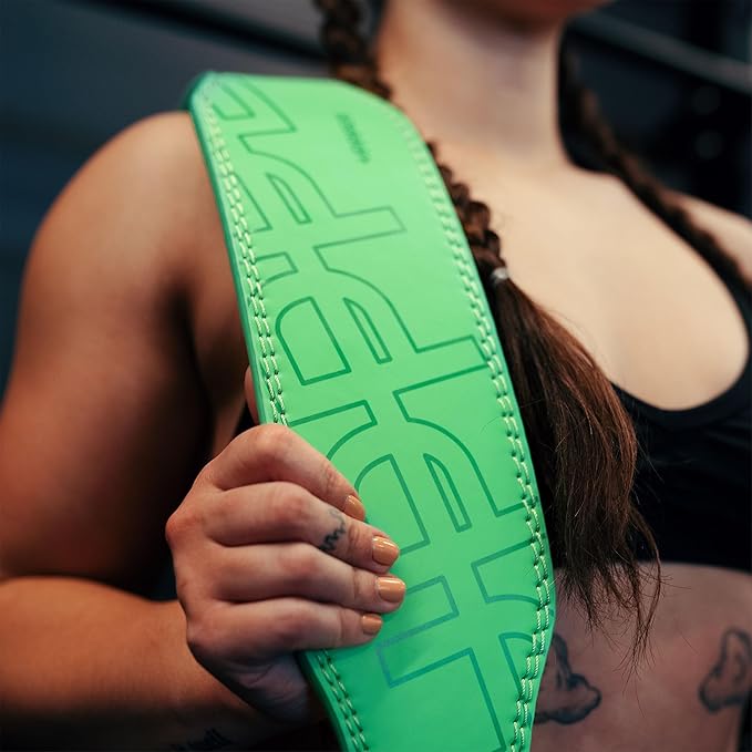 UPPPER Weight Lifting Belt - Double Prong 4” to 2.5” Tapered Premium Lifting Belt for Men and Women - Ultimate Back Support For Weightlifting and Powerlifting | Premium Fitness Gear