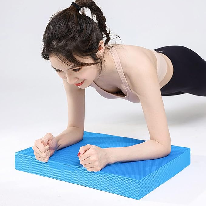 Balance Pad, TPE Yoga Balance Cushion Pad Soft Cushion High Rebound Mat Training Foam Pad Flat Support Pad for Exercise