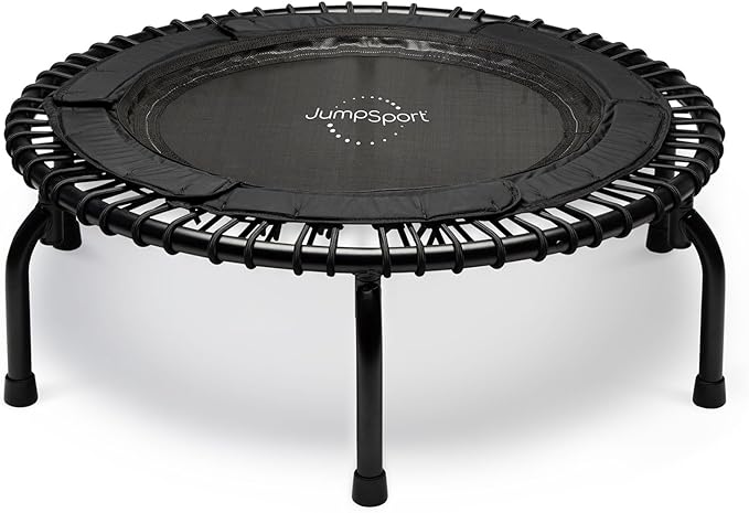 JumpSport 39" ESSENTIAL Fitness Trampoline | Model 220, 230, 250 | Exercise Trampoline | 30 Low-Impact Bungees
