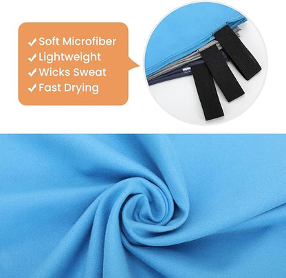3 Pack Gym Towel Men Women Quick Dry Microfiber Workout Gear for Body Sweat Sports Exercise Fitness Tennis Running Cycling Hiking Weight Lifting Yoga Towels(3 Pack)
