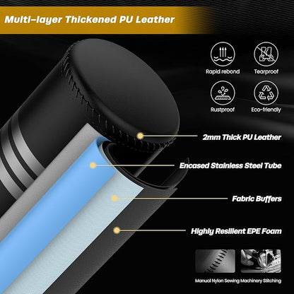 Dripex Freestanding Punching Bag, Heavy Boxing Bag with Stand for Adult Youth - Men Standing Boxing Punch Bag for Home Gym Workout