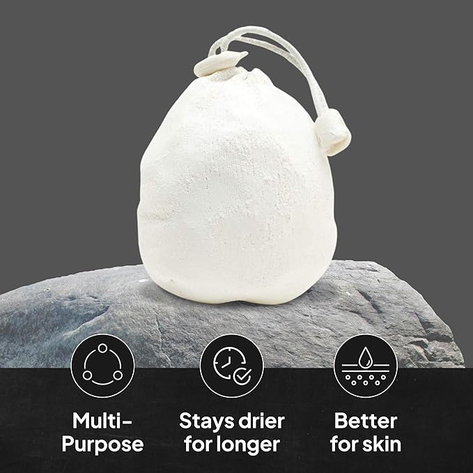 Beasty Chalk - Chalk Ball, 80 gram - Premium Gym Chalk in Refillable Sock - Non Toxic - Great for Climbing, Gymnastics, Weightlifting, Crossfit, Pool, Training
