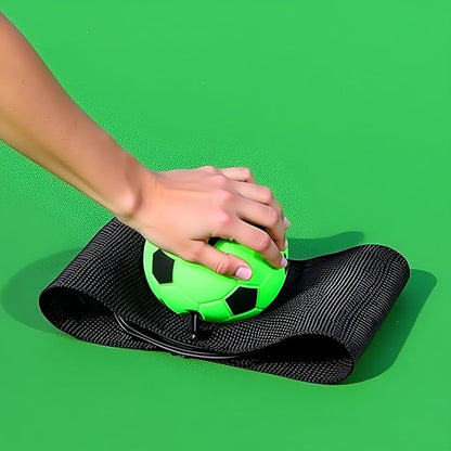 Green Wrist Return Ball Rubber Sport Ball with Wrist Strap and String Rebound Bouncy Balls Wrist Rebound on Elastic String Exercise Play, Sports Reaction Balls