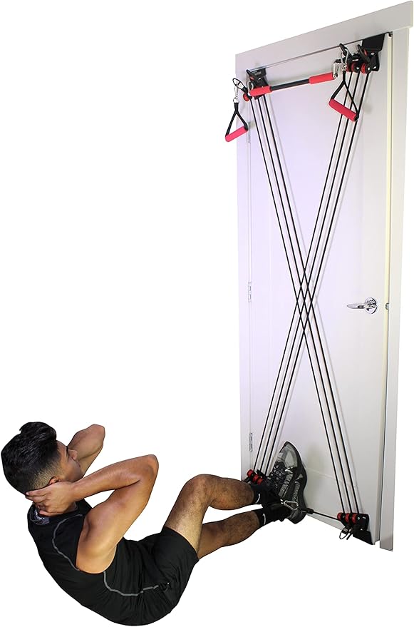 X-FACTOR BY WEIDER STRONGER BODY. FASTER RESULTS. THE TOTAL BODY TRAINING SYSTEM THAT ATTACEHES TO ANY DOOR.