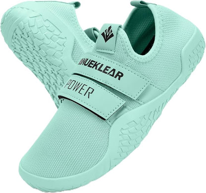 MANUEKLEAR Deadlift Shoes - Weight Lifting Shoes for Men Women - Weightlifting Squat Shoes Fitness Cross-Trainer Barefoot Gym Training Sneakers