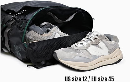 Utility Duffle Bag 40L, Convertible Backpack for Travel, Gym & Commute, Water Repellent