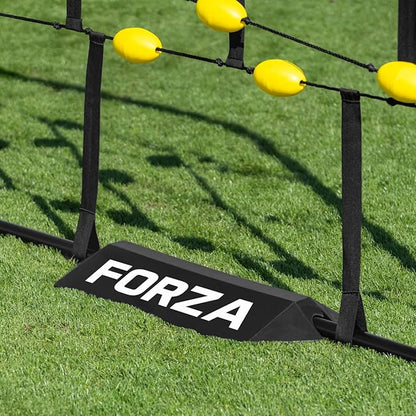 FORZA Goalkeeper Training Deflection Ramp | Durable Rubber Ball Deflector for Soccer- Ideal for GK Reactions, Reflex Training, and Shot Stopping Practice - Two Styles for Varied Training