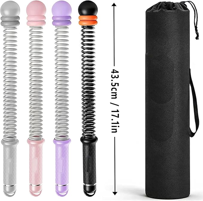 Adjustable Ropeless Battle Ropes - Cordless Weighted Training Ropes for Home Gym | HIIT Workouts | Portable Exercise Equipment for Full Body Strength Training