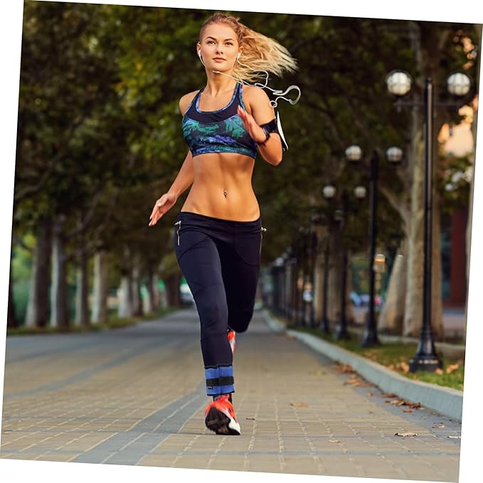 2pcs Adjustable Sandbag Arm and Leg Weights for Women Wrist and Ankle Straps for Running Fitness Training Targeted Muscle Sculpting and Resistance During Gym Aerobics Yoga Workouts